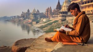 ghatstudy sacredlearning riversidescholar traditionaleducation ghatscholarship spirituallearning