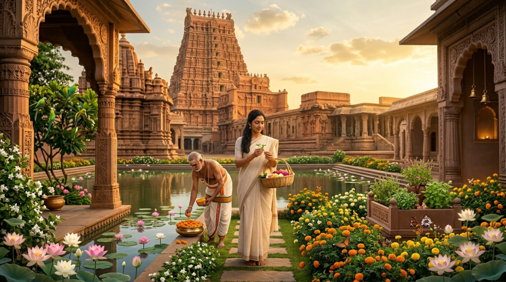 garden traditions Temples